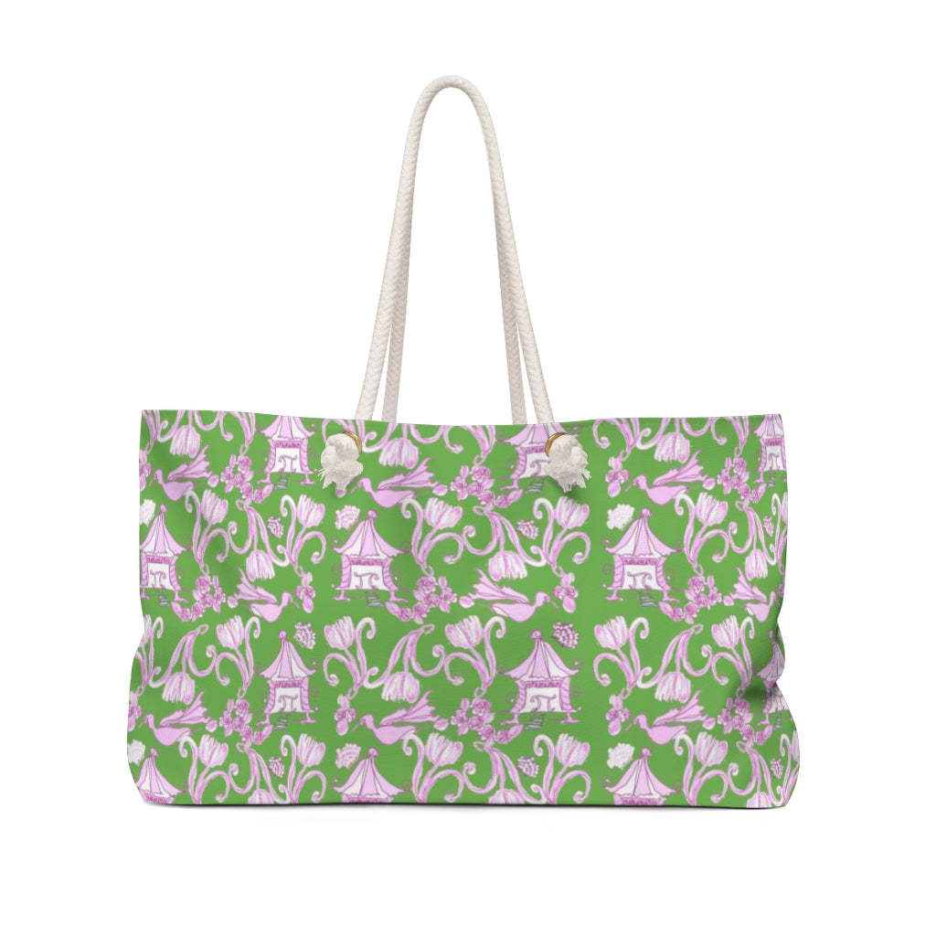 Pop O' Green Weekender Bag – giddy paperie